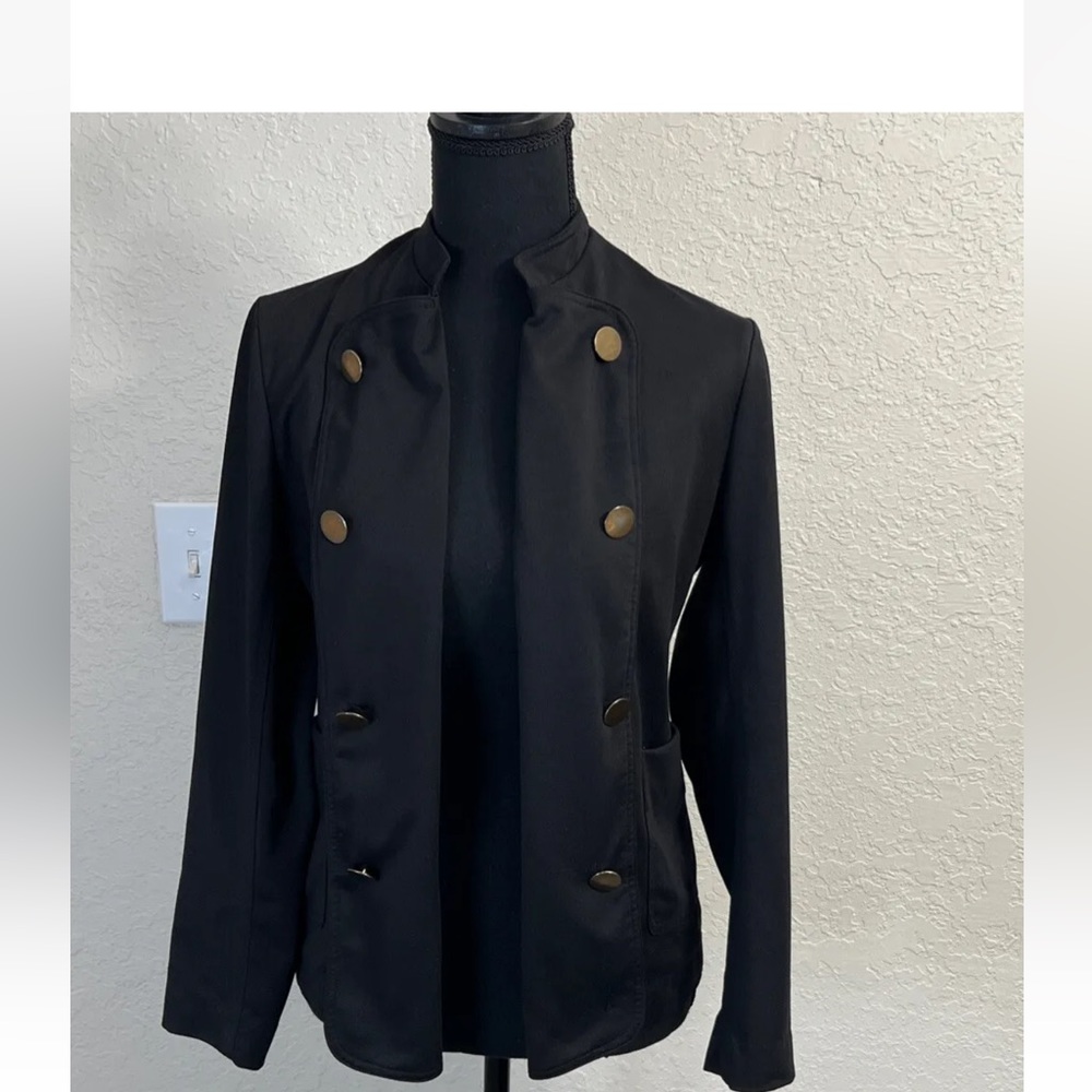 Love Tree Black Vintage Blazer With Bronze Buttons Size X/Small